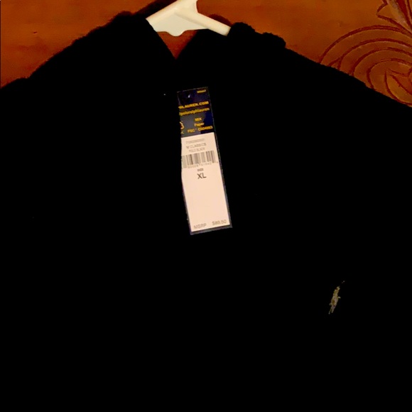Polo Ralph Lauren Other - POLO RALPH LAUREN PULLOVER HOODIE THERMAL XL BLK.